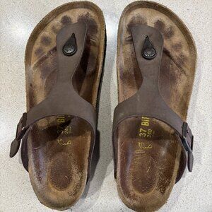 Birkenstock Gizeh thong sandals - brown (mocha)
